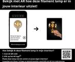 Lucide G125 - Filament lamp - Ø 12,5 cm - LED Dimbaar - E27, Huis en Inrichting, Lampen | Losse lampen, Ophalen of Verzenden, Nieuw