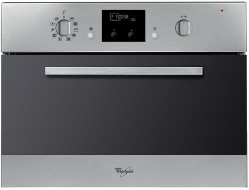Whirlpool AMW799IX inbouw combi magnetron, Witgoed en Apparatuur, Magnetrons, Inbouw, Combimagnetron, Nieuw, Draaiplateau, Verzenden
