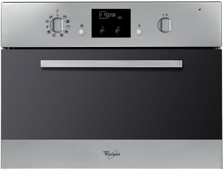 Whirlpool AMW799IX inbouw combi magnetron, Witgoed en Apparatuur, Magnetrons, Inbouw, Combimagnetron, Nieuw, Draaiplateau, Verzenden