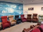 Outlet Sta op stoel relax fauteuil gratis bezorgd/garantie, Huis en Inrichting, Fauteuils, Verzenden, Nieuw, Leer