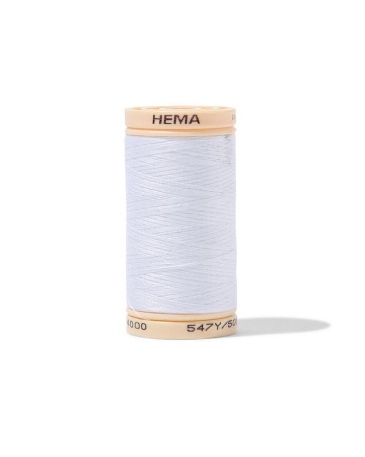 HEMA Naaigaren katoen 500m wit, Hobby en Vrije tijd, Naaien en Fournituren, Nieuw, Verzenden
