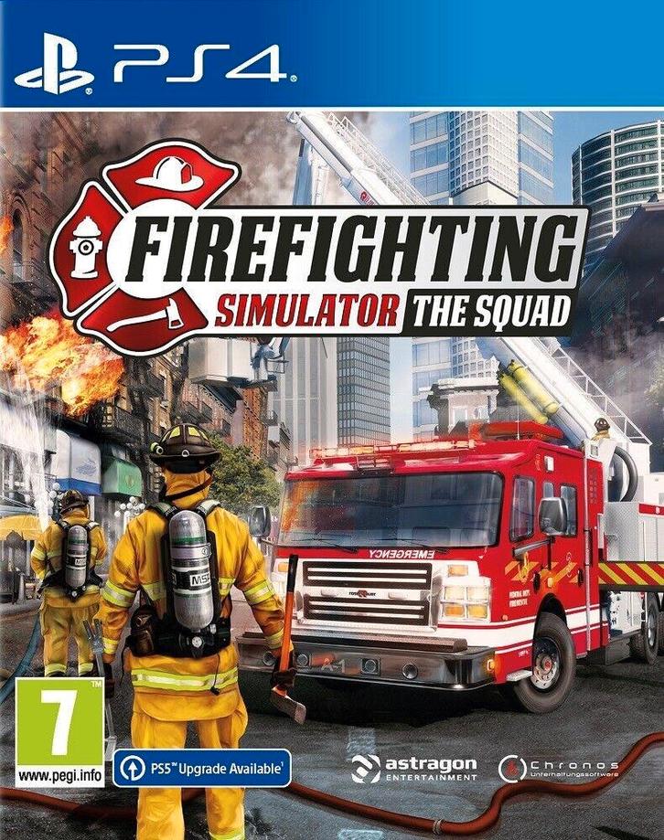 Playstation 4 Firefighting Simulator: The Squad, Spelcomputers en Games, Games | Sony PlayStation 4, Zo goed als nieuw, Verzenden