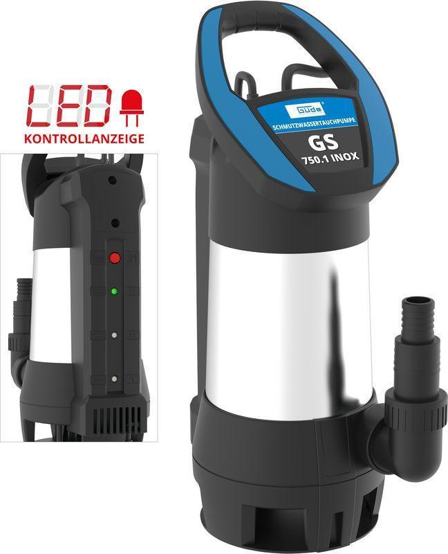 Güde vuilwaterpomp GS 750.1 - Sensor schakelaar dompelpomp, Zakelijke goederen, Machines en Bouw | Pompen en Compressoren, Ophalen of Verzenden