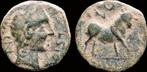 Ca 150-50bc Spain Castulo Ae semis bull right Brons, Verzenden