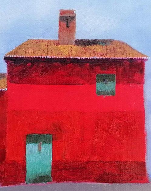 Guido Borelli - Gli arrossamenti, Antiek en Kunst, Kunst | Schilderijen | Modern