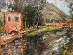 Guido Casciaro (1900-1963) - Paesaggio fluviale