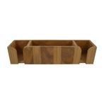 Teak mok/beker houder met opbergrek, Ophalen of Verzenden, Nieuw