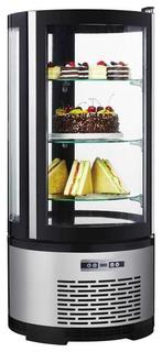 Gebaksvitrine & taartvitrine rond met glas | Wouter Saro, Zakelijke goederen, Horeca | Keukenapparatuur, Verzenden, Nieuw in verpakking