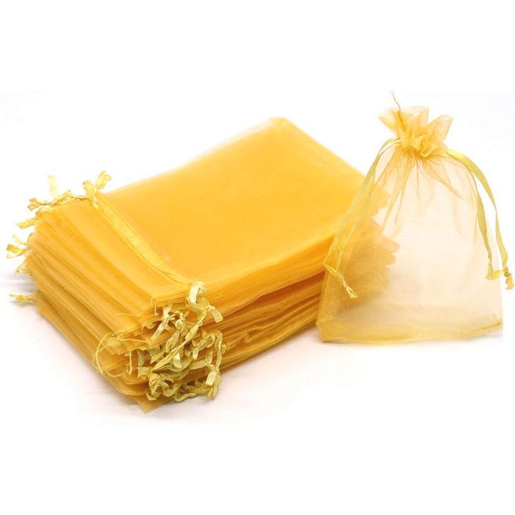 Fako Bijoux - Organza Zakjes - 10x15 cm - Feestzakjes -, Diversen, Cadeauverpakkingen, Verzenden