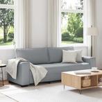 vidaXL 3-zitsbank 180 cm stof lichtgrijs, Verzenden, Nieuw, Driepersoons, Stof