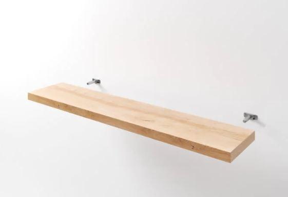 Eiken Wandplank op Maat | Blind Ophangsysteem | Teakea, Huis en Inrichting, Woonaccessoires | Wandplanken en Boekenplanken, Nieuw