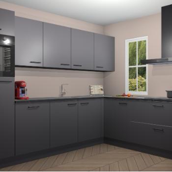 Onyxgrijze keuken Paramaribo 11535, Huis en Inrichting, Keuken | Complete keukens, Verzenden