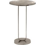 Bijzettafel - Livion Azad - Rond - 38cm - Zilver - Metaal, Huis en Inrichting, Tafels | Eettafels, Ophalen of Verzenden, Nieuw