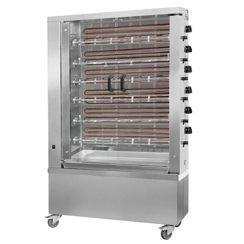 GGM Gastro | Elektrische kippengrill ECO - 28,8 kW - met 6 |, Tuin en Terras, Barbecue-accessoires, Verzenden