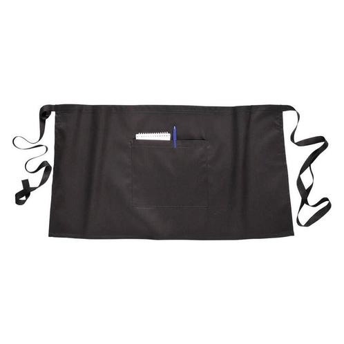 GGM Gastro | (5 stuks) Bar schort - Zwart - Lengte: 38 cm |, Huis en Inrichting, Keuken | Textiel, Zwart, Nieuw, Schort, Verzenden