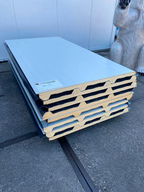 Sandwichpanelen Aanbieding! 40/80mm | 1050x2050mm | MP15, Doe-het-zelf en Verbouw, Platen en Panelen, 50 tot 100 mm, Nieuw, Overige materialen