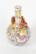 Chinees Vaasje Famille Rose met Draak, Ophalen, Nieuw