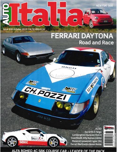 2015 AUTO ITALIA MAGAZINE 236 ENGELS, Boeken, Auto's | Folders en Tijdschriften