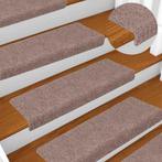vidaXL Trapmatten Zelfklevend 20 stuks 65x21x4 cm Crème, Doe-het-zelf en Verbouw, Ladders en Trappen, Verzenden, Nieuw