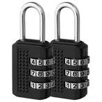 Hangslot cijferslot (2 stuks) - Reisslotjes bagage -, Sieraden, Tassen en Uiterlijk, Tassen | Rugtassen, 25 tot 40 cm, Nieuw, Ophalen of Verzenden