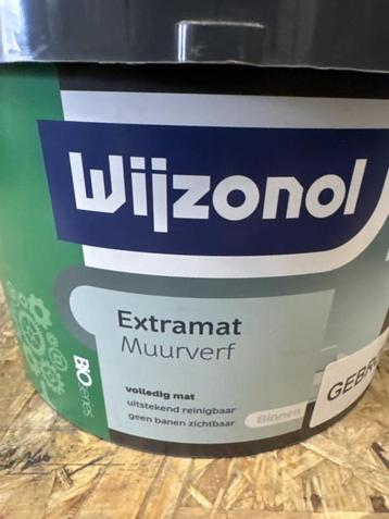 Wijzonol Extramat Muurverf - gebroken wit - 2,5 liter beschikbaar voor biedingen