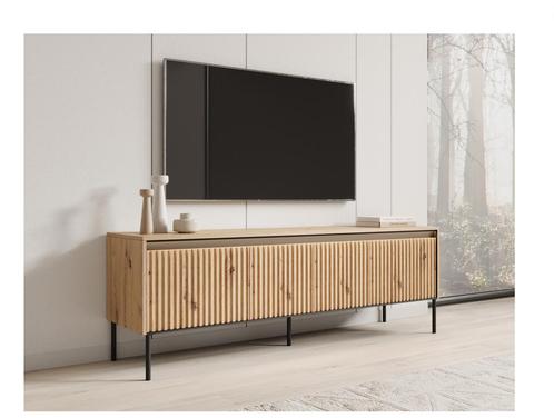 Meubella TV-Meubel Timoteo eiken 170 cm, Huis en Inrichting, Kasten | Televisiemeubels, 150 tot 200 cm, 25 tot 50 cm, Nieuw, Overige materialen