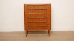 Vintage ladekast  | 6 lades | Deens design | 101 cm, Huis en Inrichting, Kasten | Ladekasten, Ophalen of Verzenden, Nieuw