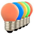 Calex Party LED Kogellamp pakket gekleurd E27 1W 12lm 5 k...