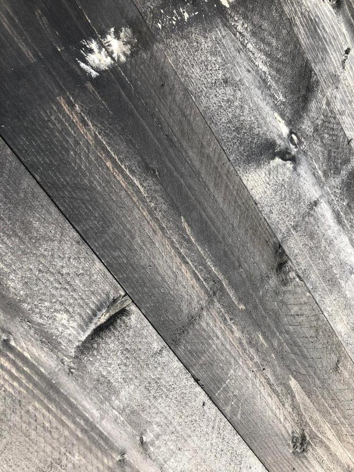 Vuren steigerplank gedroogd en zwart geïmpregneerd, Doe-het-zelf en Verbouw, Hout en Planken, Nieuw, Vuren, Ophalen of Verzenden