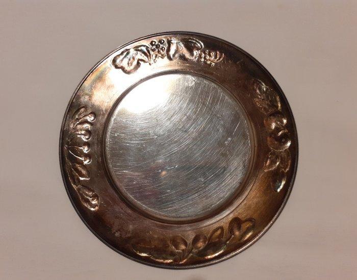 Dienblad - .999 zilver - bassorilievo fitomorfo, Antiek en Kunst, Antiek | Goud en Zilver