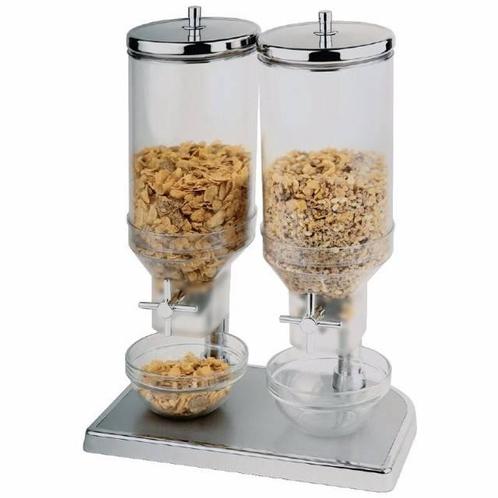 Cornflakes dispenser Basic - 2x 4,5L, Zakelijke goederen, Horeca | Keukenapparatuur, Nieuw in verpakking, Verzenden