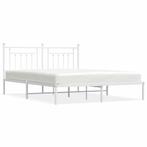 Ledikant 160cm Wit | Retoundeal | Laatste Stuk! (bedframe), Verstelbaar, Ophalen of Verzenden, 200 cm, Metaal