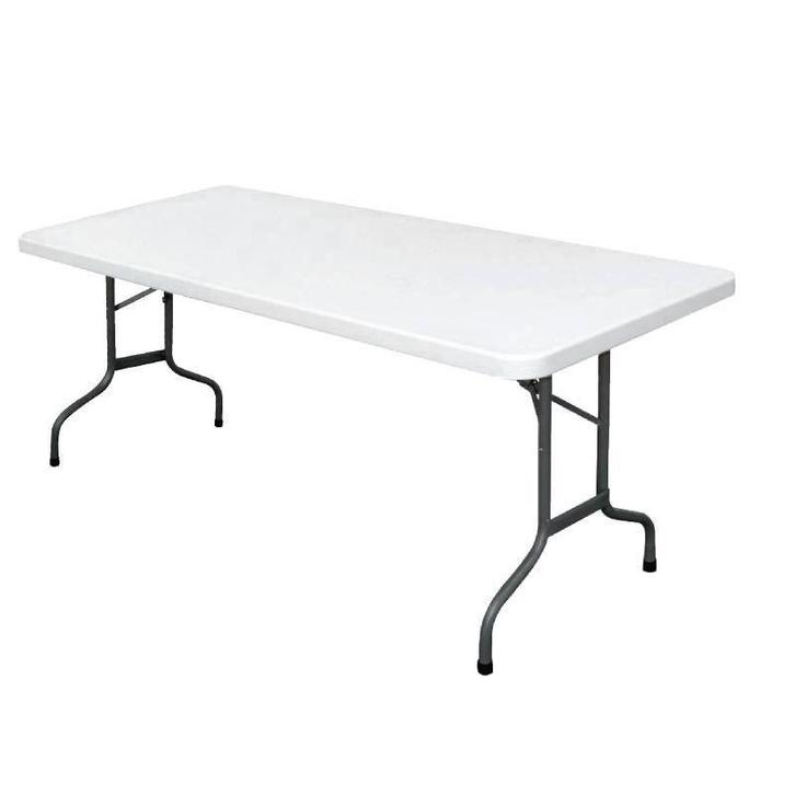 Inklapbare tafel - rechthoekig - wit 183cm, Zakelijke goederen, Horeca | Keukenapparatuur, Nieuw in verpakking, Verzenden