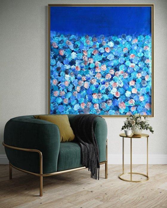 Lina Verano - Night Flowers # 1, Antiek en Kunst, Kunst | Schilderijen | Modern