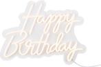 2dekans | Partizzle Happy Birthday Neon Sign – LED, Hobby en Vrije tijd, Feestartikelen, Ophalen of Verzenden, Zo goed als nieuw