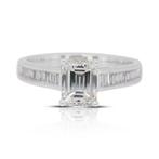 Ring - 18 karaat Witgoud - 1.62ct. tw. Diamant (Natuurlijk), Nieuw