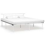 vidaXL Bedframe metaal wit 180x200 cm, Eenpersoons, Verzenden, Wit, Nieuw