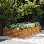 vidaXL Plantenbak verhoogd 195x100x36 cm cortenstaal, Tuin en Terras, Bloembakken en Plantenbakken, 100 cm of meer, Verzenden