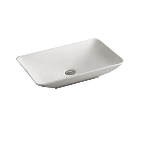 BWS Waskom Inanna 58x36x11.5cm Keramiek Wit, Doe-het-zelf en Verbouw, Sanitair, Overige typen, Nieuw, Ophalen of Verzenden