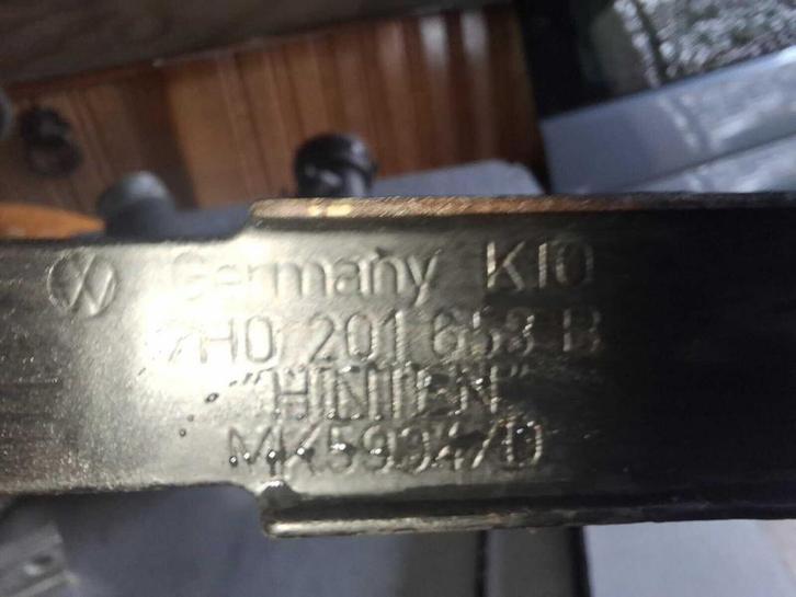 TANKBEUGELS SET VAN 3 KAST VOLKSWAGEN TRANSPORTER T5 T6 K..., Auto-onderdelen, Carrosserie en Plaatwerk, Gebruikt, Volkswagen