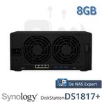 NAS Synology DS1817+ 8GB nieuwstaat in doos, Computers en Software, NAS, Ophalen of Verzenden, Refurbished