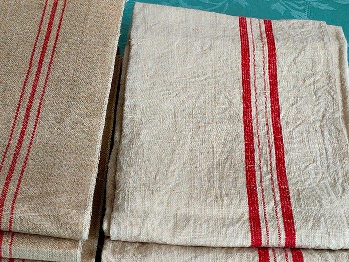keukendoeken - Handdoek (7) - 92 cm - 52 cm, Antiek en Kunst, Antiek | Kleden en Textiel