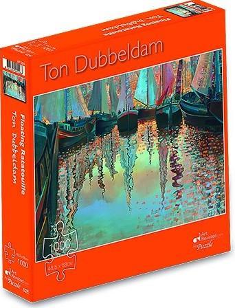 Ton Dubbeldam - Floating Ratatouille Puzzel (1000 stukjes) |, Hobby en Vrije tijd, Denksport en Puzzels, Nieuw, Verzenden