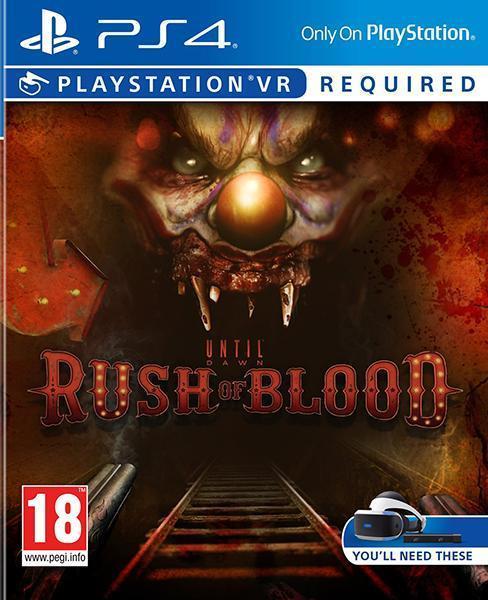 Until Dawn: Rush of Blood (PSVR Only) PS4 Morgen in huis!, Spelcomputers en Games, Games | Sony PlayStation 4, 1 speler, Zo goed als nieuw