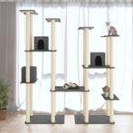 vidaXL Kattenmeubel met sisal krabpalen 174 cm donkergrijs, Dieren en Toebehoren, Verzenden, Nieuw