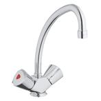 Keukenkraan Grohe Costa Trend 1-Gats Met Hoge Uitloop Chroom, Ophalen of Verzenden, Nieuw