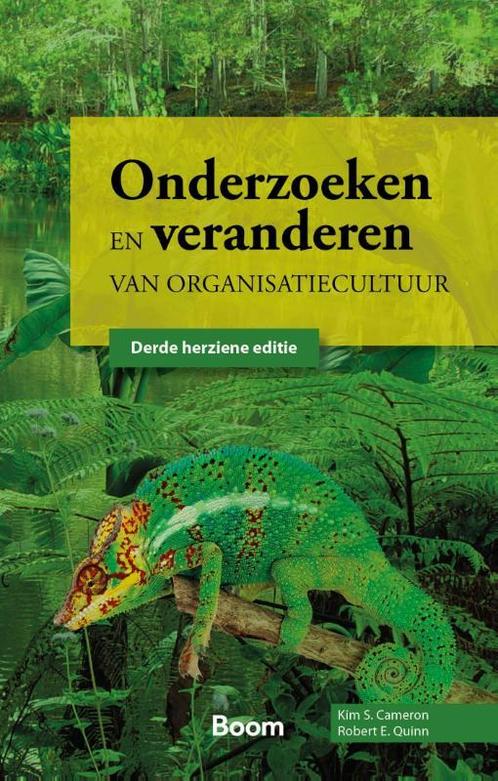 Onderzoeken en veranderen van organisatiecultuur K. Cameron, Boeken, Studieboeken en Cursussen, Gelezen, Verzenden