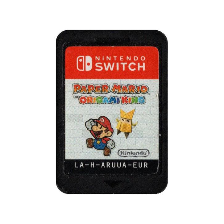 Switch Paper Mario: The Origami King, Spelcomputers en Games, Spelcomputers | Nintendo Switch, Zo goed als nieuw, Verzenden