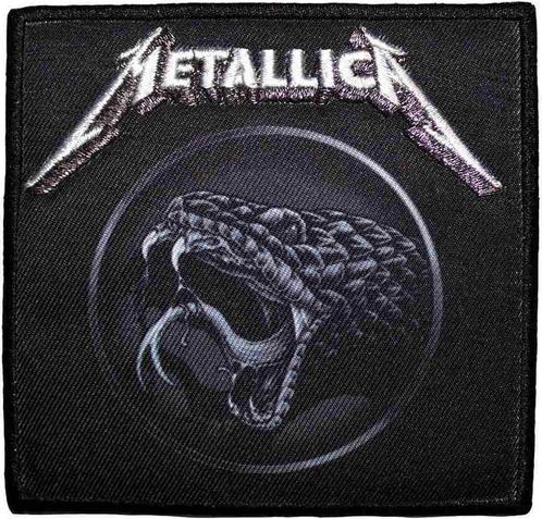 Metallica - Black Album Poster - Patch officiële merchandise, Verzamelen, Muziek, Artiesten en Beroemdheden, Kleding, Nieuw, Ophalen of Verzenden