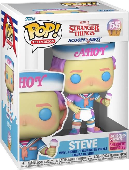 Funko Pop! - Stranger Things Steve Scoops Ahoy #1545 |, Verzamelen, Poppetjes en Figuurtjes, Nieuw, Verzenden